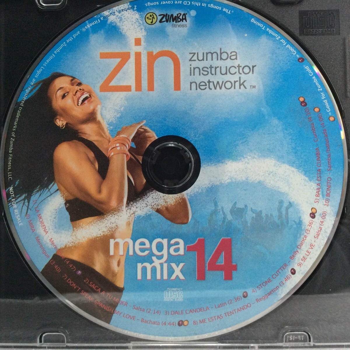 ZUMBA Zin Mega Mix Motivational Fitness Music High Cardio