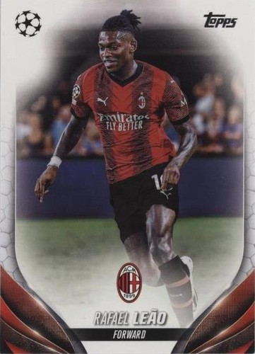 2023-24 Topps Museum Collection AC Milan Rafael Leao Auto Gold