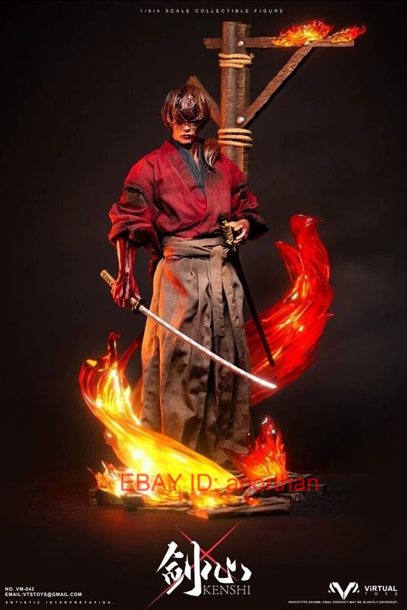 VTS TOYS VM-043B Rurouni Kenshin Himura Kenshi 1/6 Scale Action