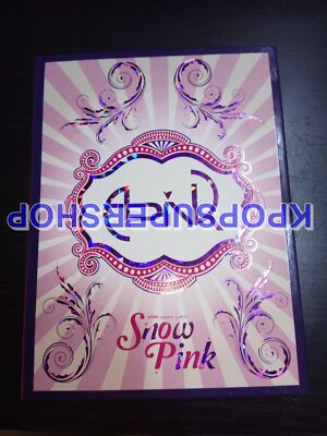 APink 2nd Mini Album - Snow Pink Autographed Signed Inside Front