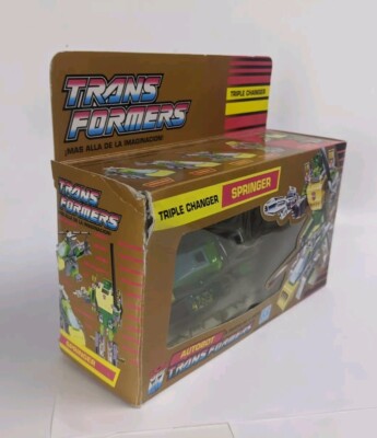 1990 G1 Transformers Classics Springer in Boxed & Complete Action