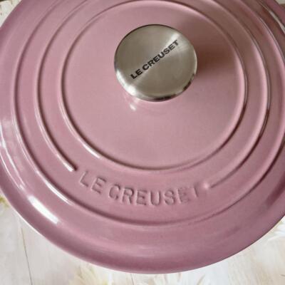 Mauve pink Le Creuset cocotte japonaise 24cm two-handled pot | eBay