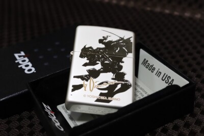 Zippo Yoshitaka Amano Signature Final Fantasy VI 6 Silver Lighter