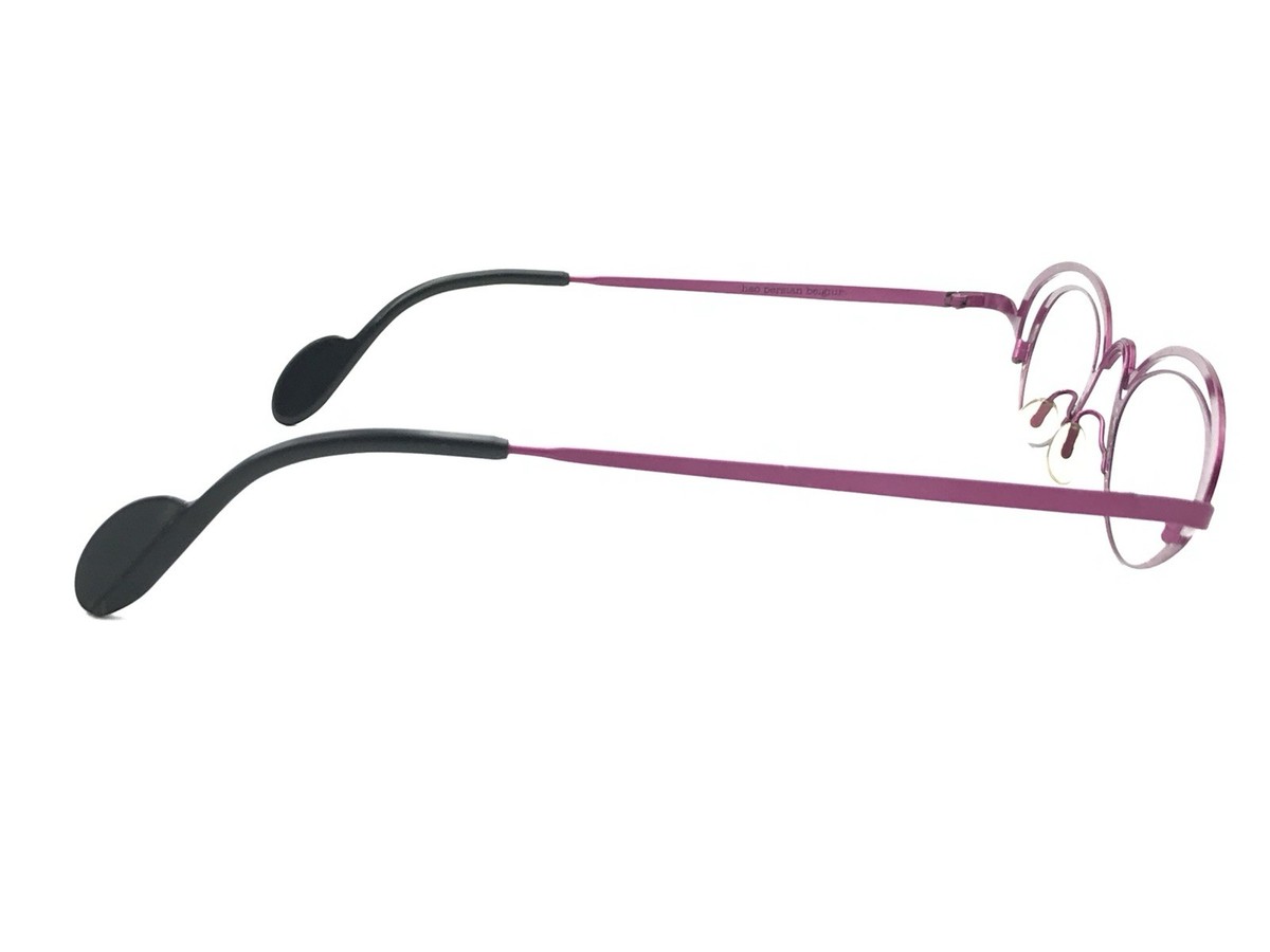 THEO Woman's Persian Pink Purple Oval Cat-Eye Eyeglasses Frames