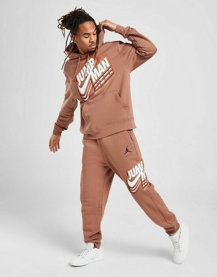 MENS NIKE JORDAN JUMPMAN TRACKSUIT SIZE L (DC9604 256) ARCHAEO