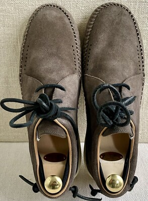 Visvim FBT Wax 2-Tone Moccasin Sneaker Beige (Missing Removable