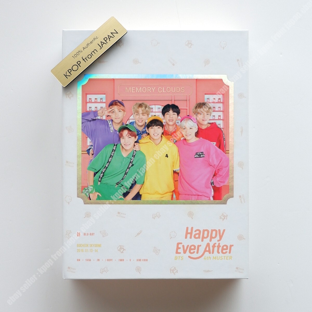 BTS 4th Muster Happy Ever After Official Blu-ray BOX set English