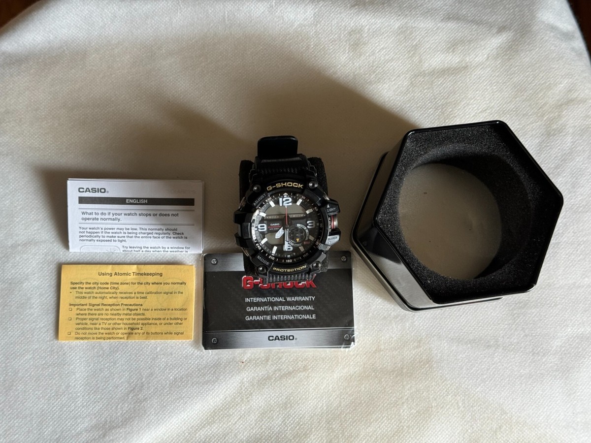 CASIO G-SHOCK MUDMASTER 5476 GG-1000 WR20Bar Stainless steel JAPAN