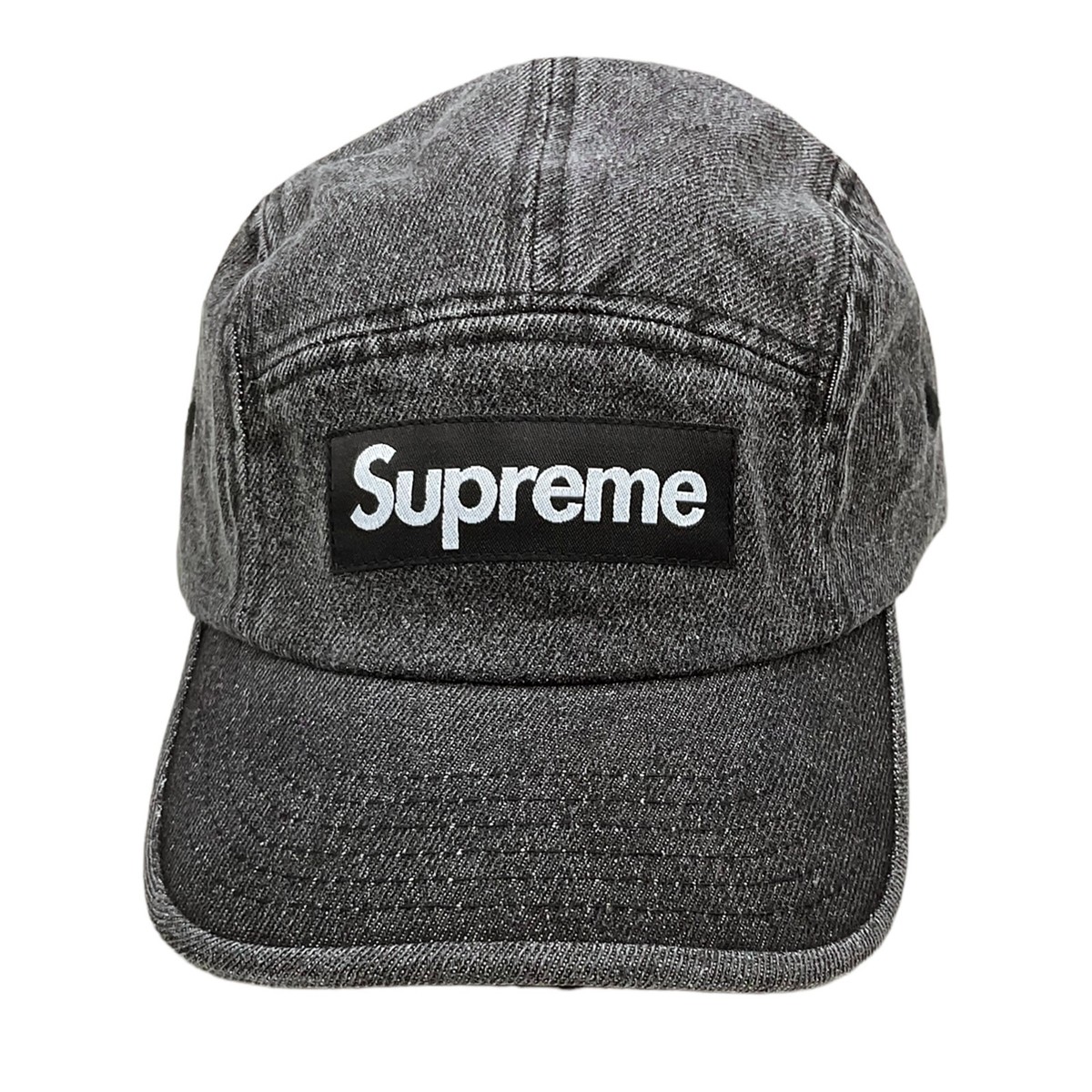 Supreme FW22 Denim 5-Panel Camp Cap Washed Black | eBay