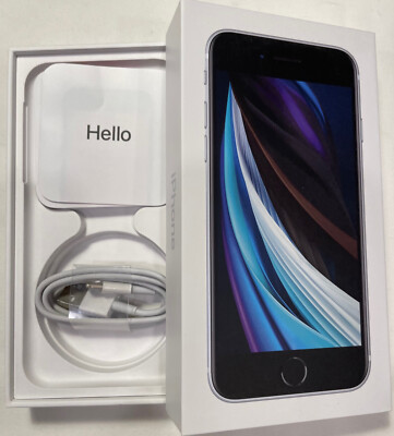 Apple iPhone SE 2nd Gen. - 128GB - White (Unlocked) A2275 (CDMA +