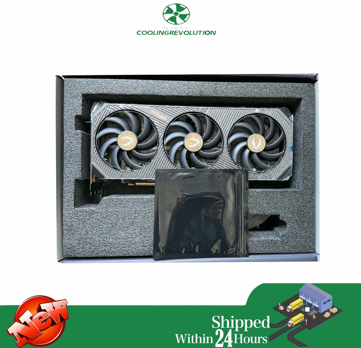 Graphics card Heatsink Fan for Zotac RTX 5090 Solid GPU No Core