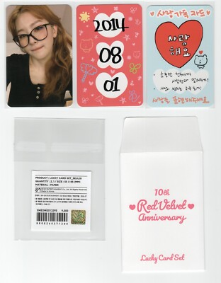 Red Velvet Seulgi Photocard | 10TH ANNIVERSARY MD LUCKY CARD SET