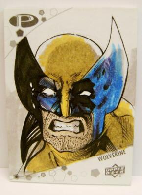 WOLVERINE SKETCH CARD 1/1 ONE OF ONE MARVEL PREMIER 2021 2023