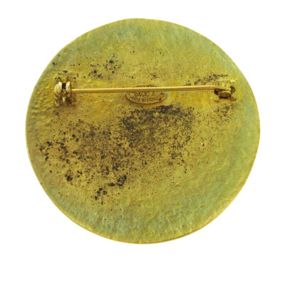 Chanel Medallion Brooch Pin Gold 94A NR14056j | eBay