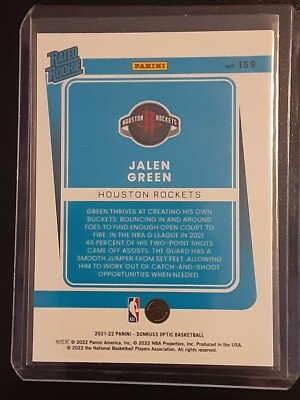 2021-22 Panini Donruss Optic Basketball Rated Rookie Card RC #159