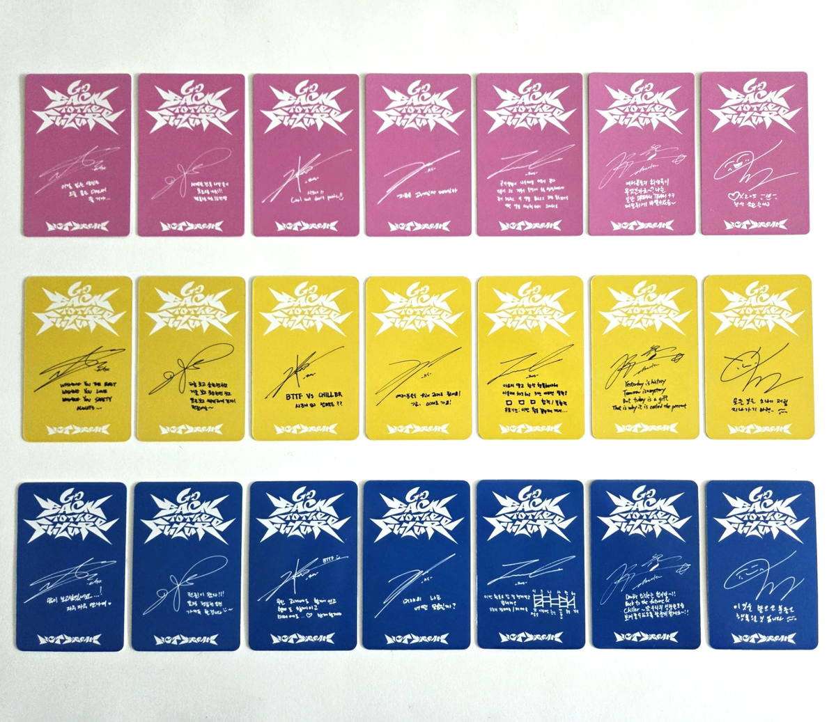 NCT Dream The 5th Album Go Back To The Future Official Photocard