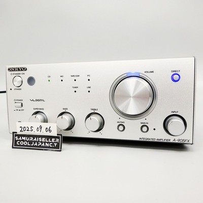 ONKYO A-905FX Pre-Main Integrated Stereo Amplifier Silver Audio VL