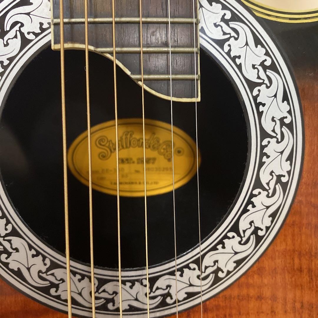 Electric Acoustic Guitar Stafford & Co. SE-350 BS Flamed Top | eBay