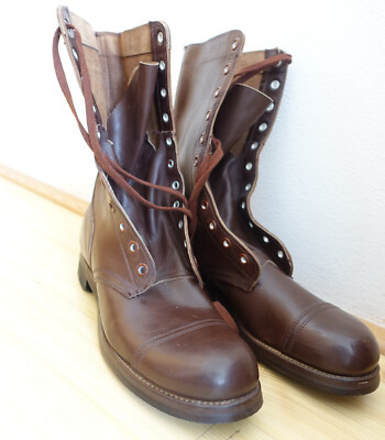 US ARMY M1948 ORIGINAL NOS combat RUSSET jump boots Sz 12 XN | eBay