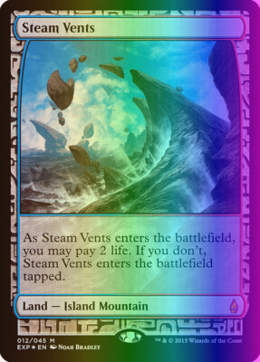 MTG Magic the Gathering Steam Vents (12/45) Zendikar Expeditions