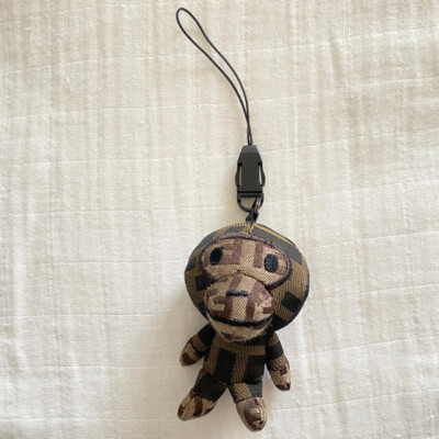 FENDI X BAPE Zukka Baby Milo B mix party Plush Bag Charm Keychain