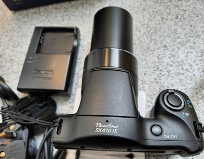 Boxed Canon PowerShot SX410 IS 20.0MP Digital Camera- Black | eBay UK