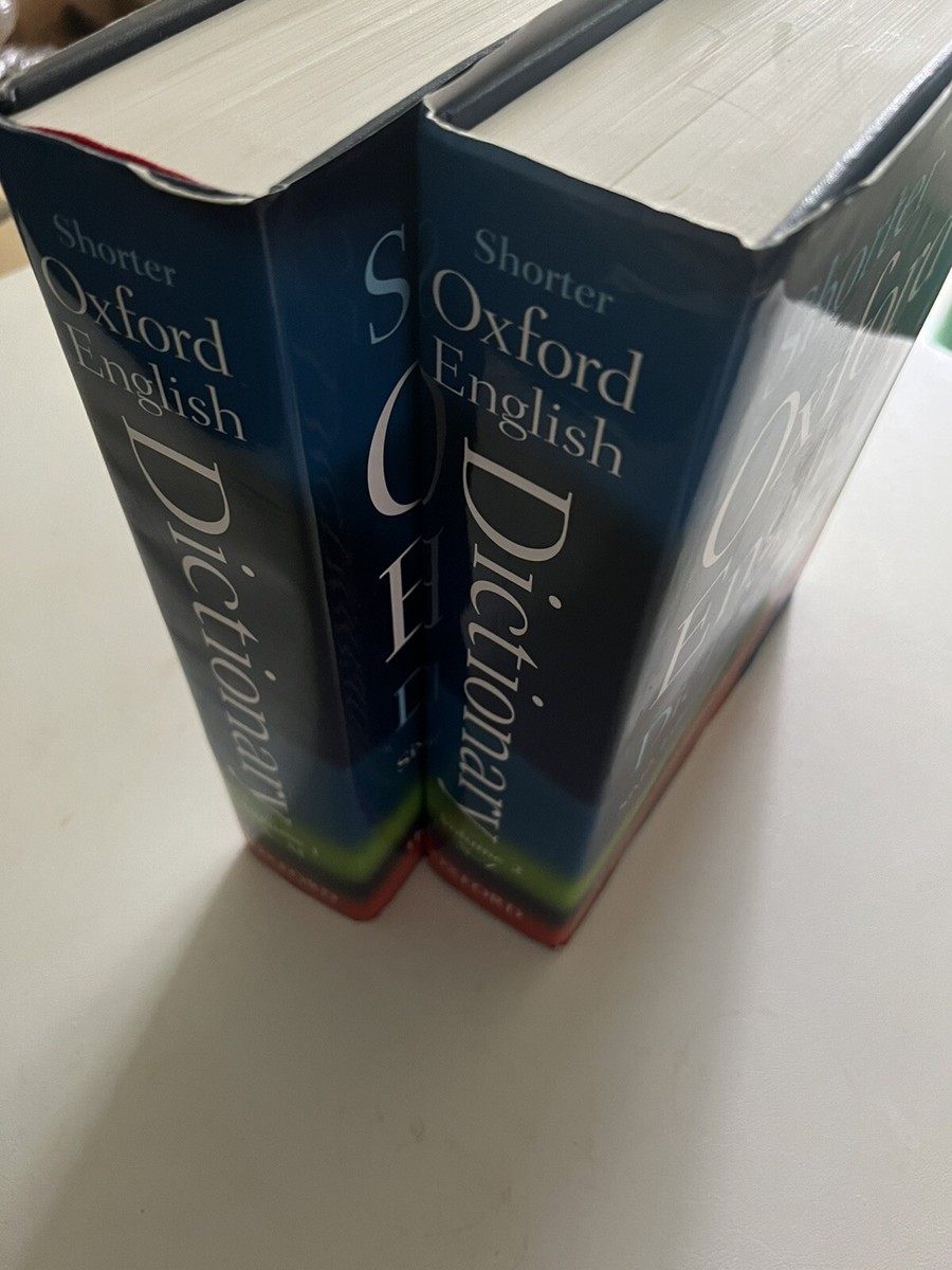 Shorter Oxford English Dictionary - Sixth Edition (set of 2