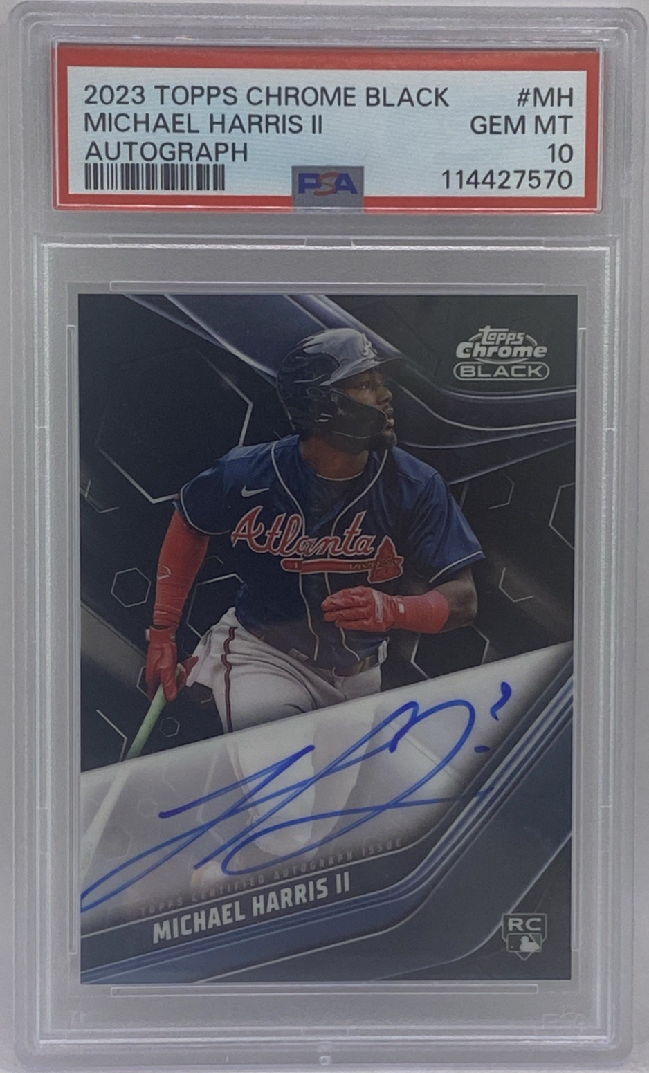 Michael Harris II 2023 Topps Chrome #RA-MH Rookie Autographs Price