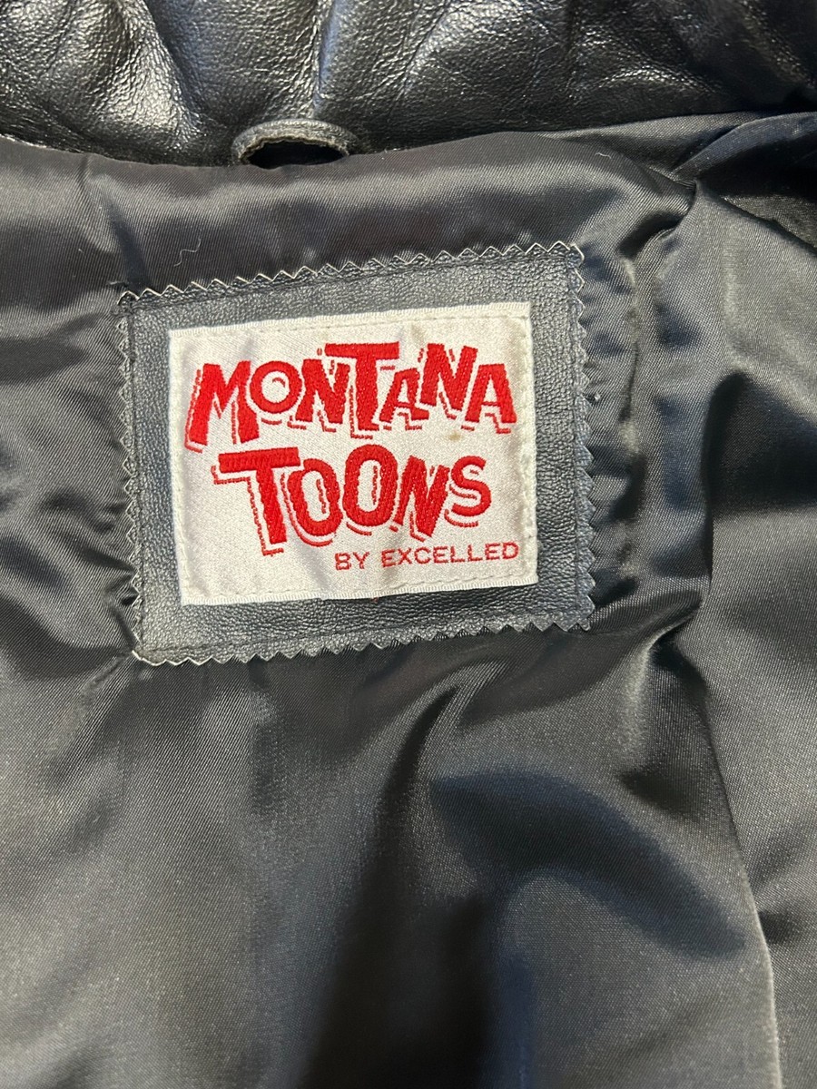 NWT 1994 POPEYE Montana Toons Leather Jacket RARE LIMITED VINTAGE