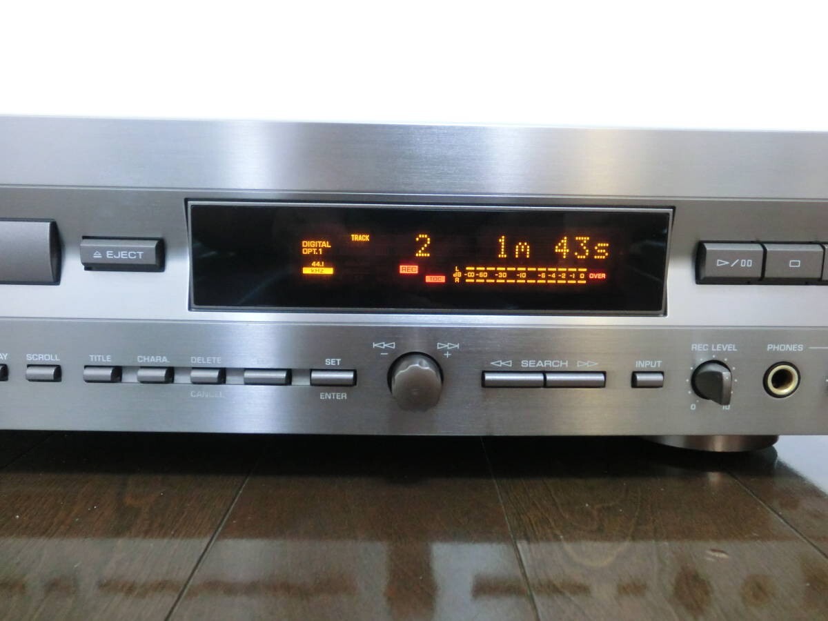 Yamaha MDX-793 MD Deck Player Recorder silver Confirmed Operation
