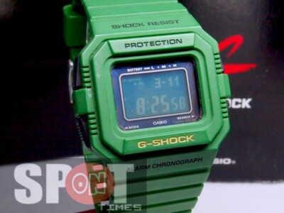 Casio G-Shock Vintage Style Solar Power Men's Watch G-5500C-3 | eBay