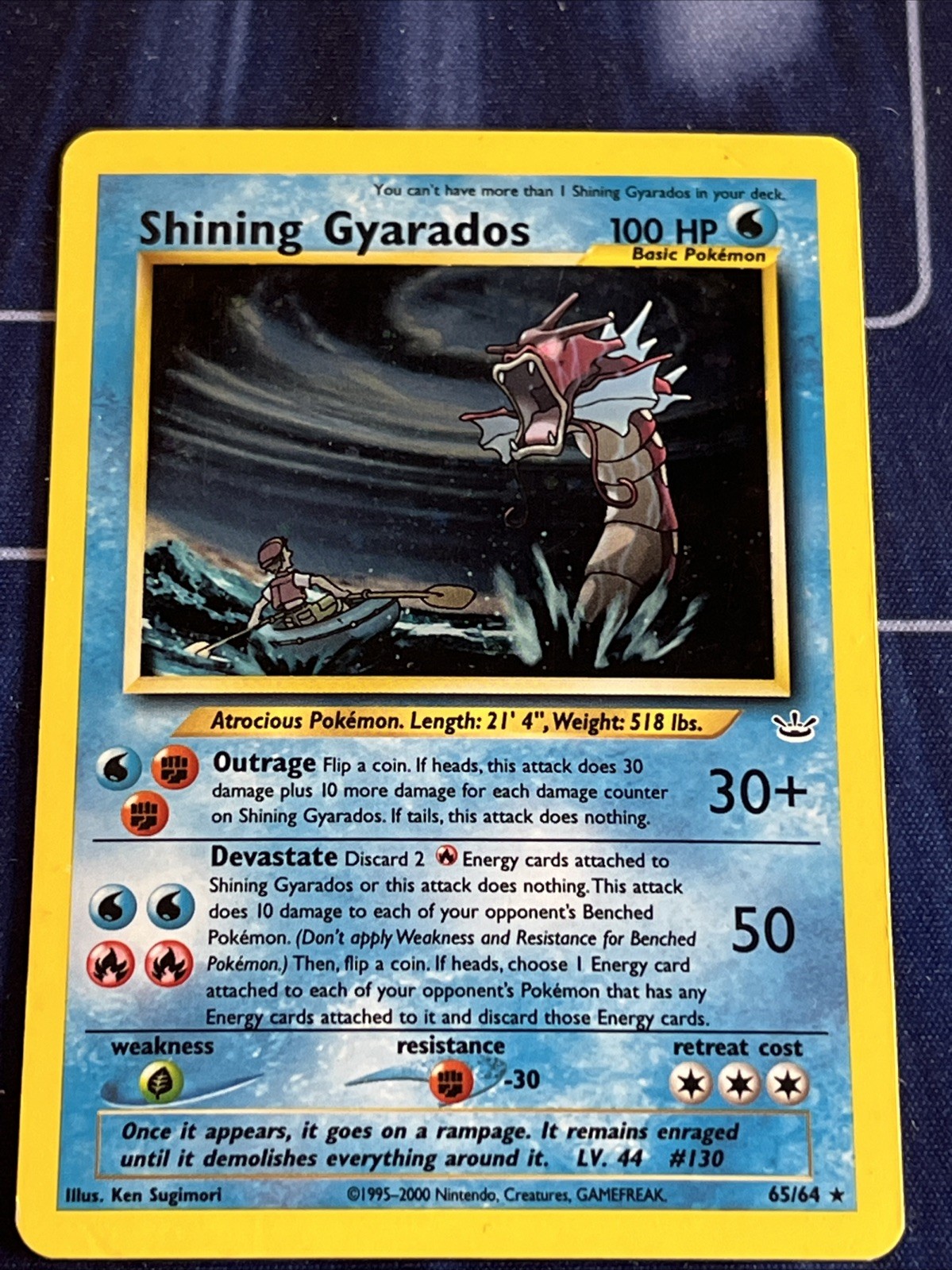 Shining Gyarados 2001 Neo Revelation #65/64 Holo Price Guide
