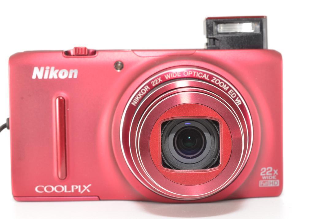 Nikon CoolPix S9500 Color Red 18.1MP Optical 22x Zoom Digital