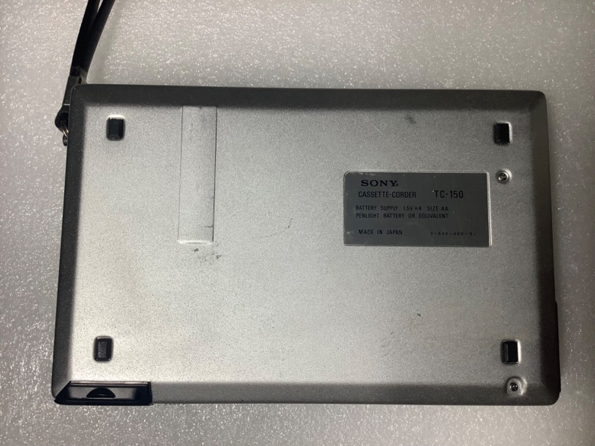 Sony cassette-corder TC-150 mono portable book type fully serviced