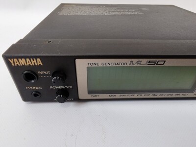 YAMAHA MU50 Tone Generator Sound Module MiDI sound source | eBay