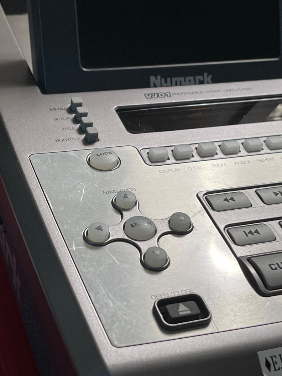 Pro Numark Digital Video Player Transcriber RATCVJ01-VJ backing or