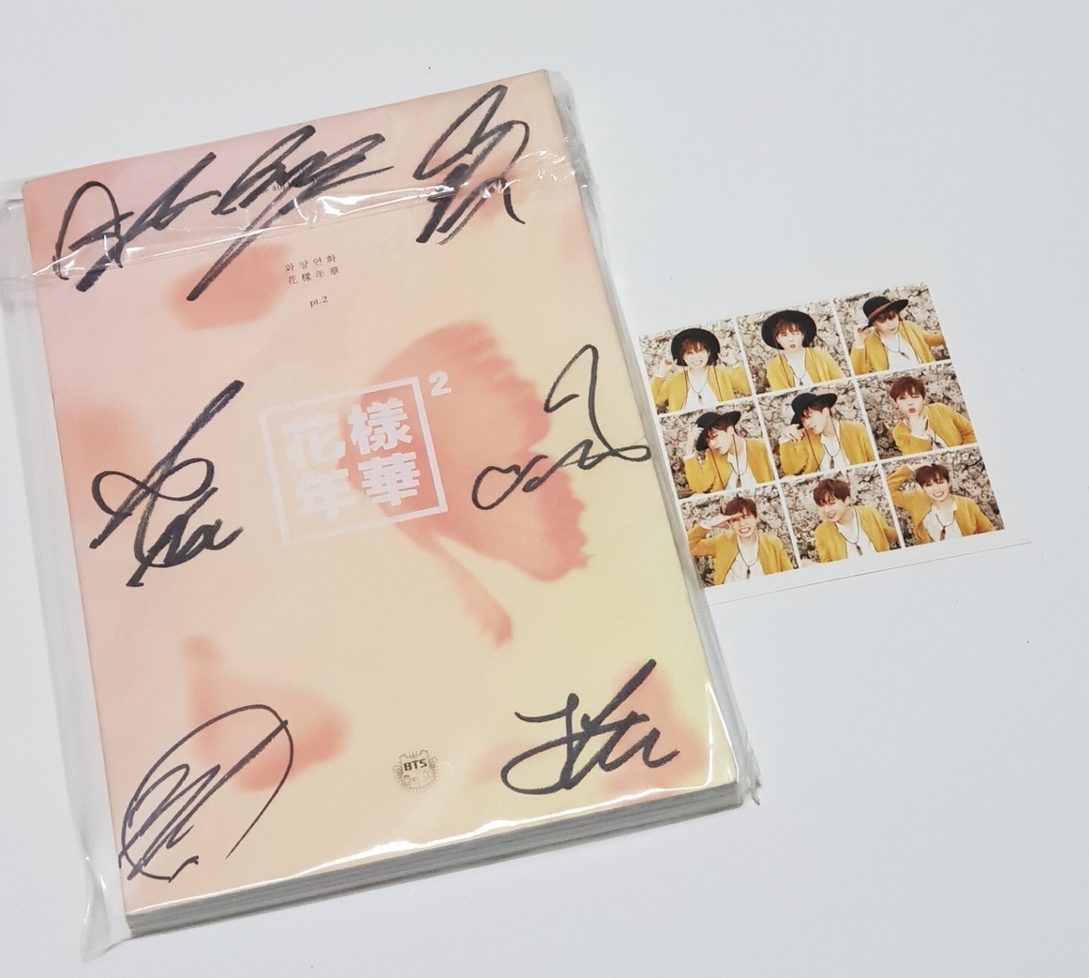 BTS HWYH PROMO album Autographed Signed +JIMIN PHOTO CARD KPOP KOR