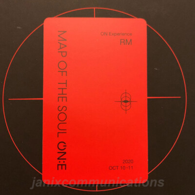 BTS MAP OF THE SOUL ON:E BLU-RAY Official Photo Card PC | eBay