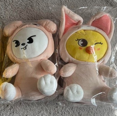 Stray Kids SKZOO BbokAri & Leebit Hugging Plush Doll SET | eBay