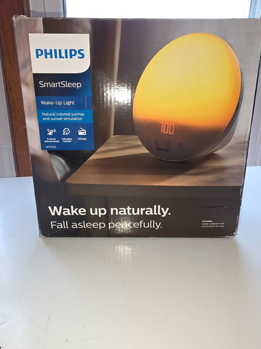 Philips HF3520 60 E Wake-Up Light With Colored Sunrise Simulation