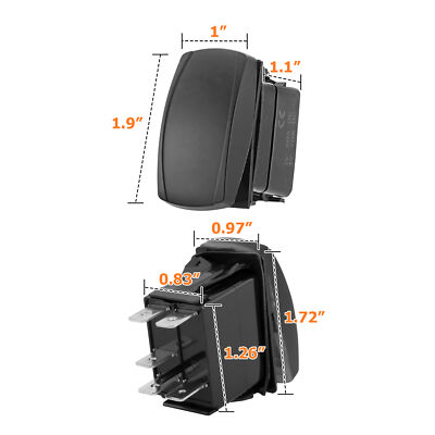 LED Light Rocker Switch Toggle Button 12V for CFMOTO ZFORCE 800