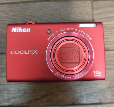 Nikon COOLPIX S6200 16.0MP Digital Camera Red used | eBay