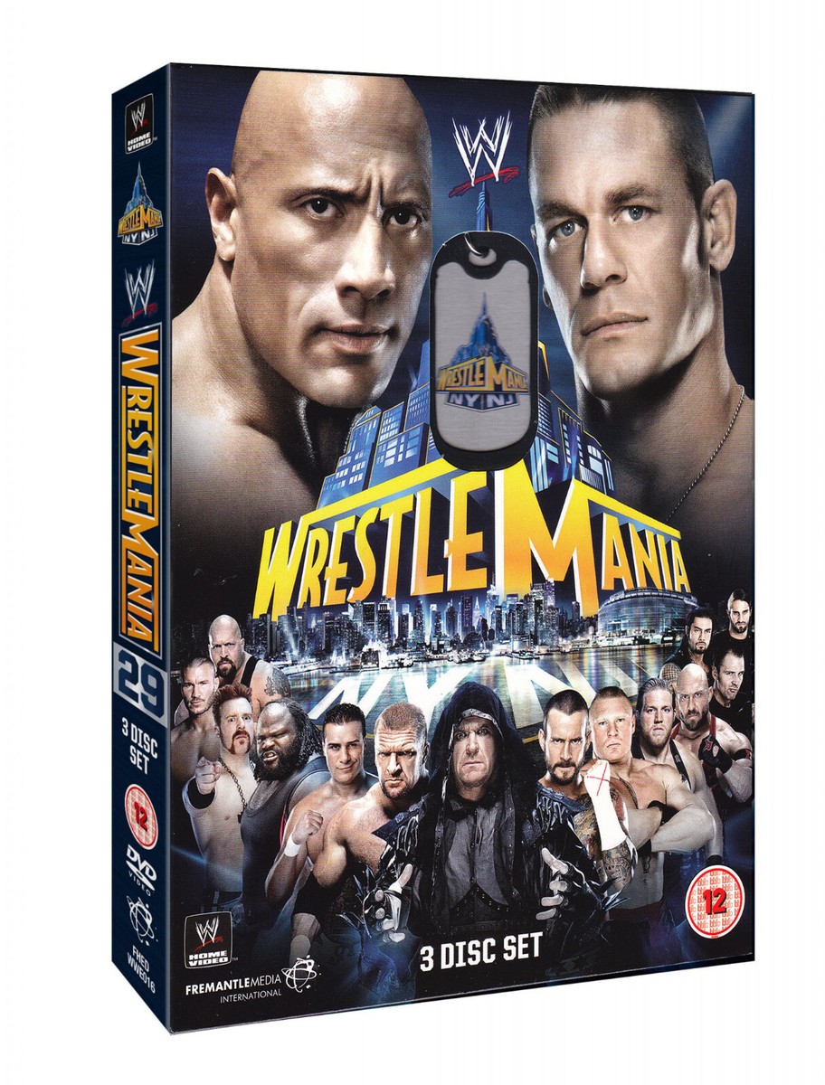 WWE Wrestlemania 29 3dvd Limited Ed DVD for sale online | eBay UK