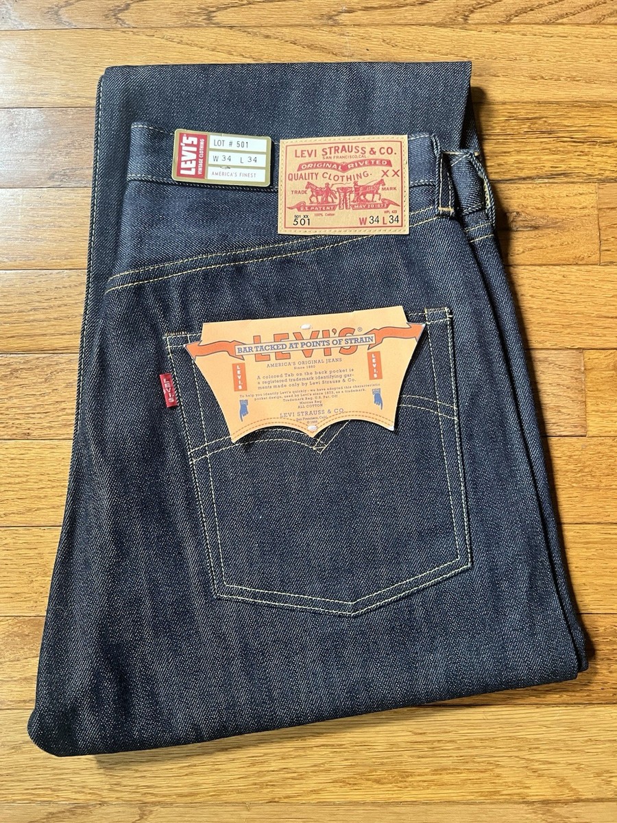 Levi's Vintage Clothing 1966 501 selvedge denim jeans Made In
