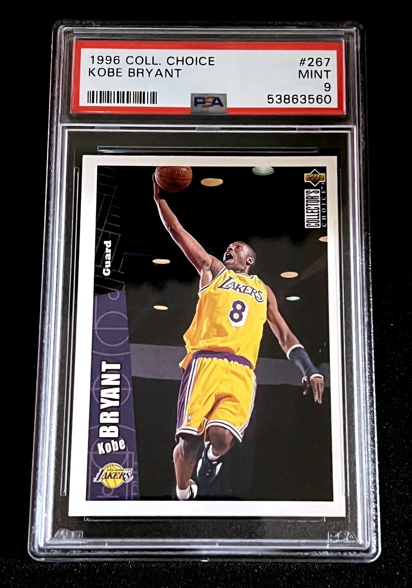 1996 KOBE BRYANT #267 • PSA MINT 9 • UPPER DECK COLLECTOR'S CHOICE