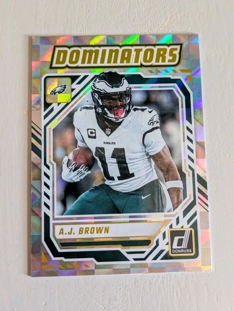 2025 Donruss Dominators - A.J. Brown #DOM-ABN Philadelphia Eagles