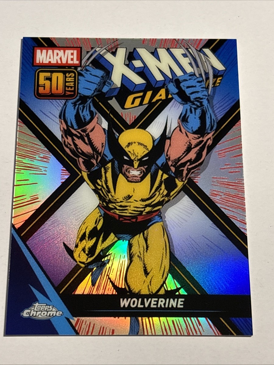 2025 Topps Chrome Marvel Wolverine X-Men Giant Size 50th