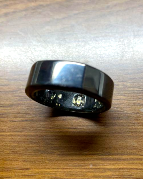 Oura Ring Gen3 Heritage BLACK Size US10 With Charger BOX Used