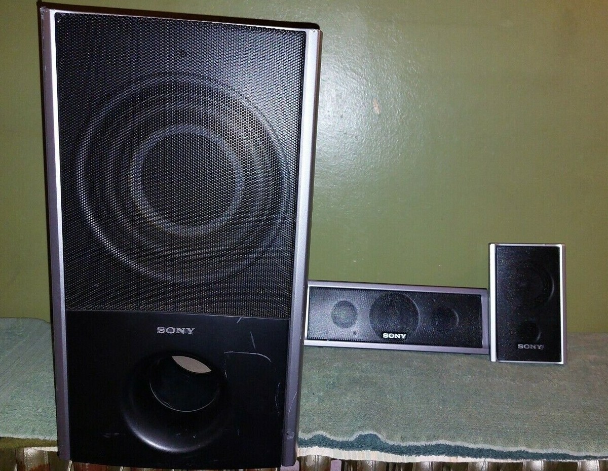 Sony SS-WS82 Passive Subwoofer Speaker + SS-CT80 + SS-TS80
