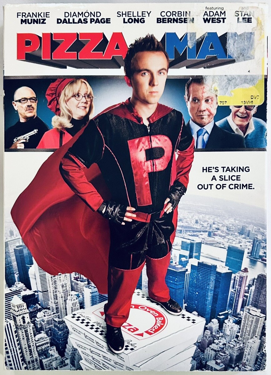 Pizza Man (DVD, 2014) w/ Slipcover Action Comedy Stan Lee Frankie